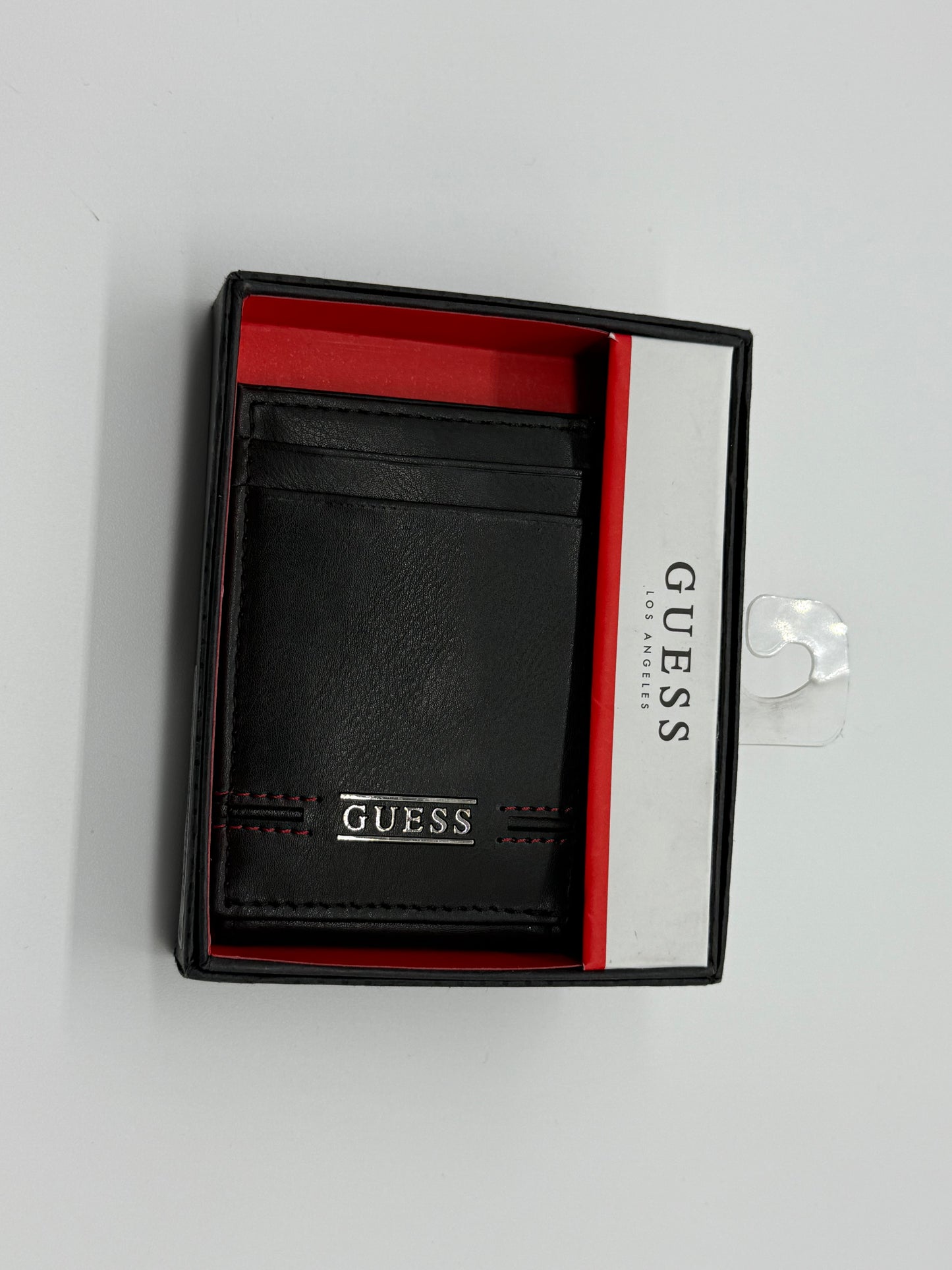 MEN TARJETERO GUESS CON IMAN REVERSIBLE