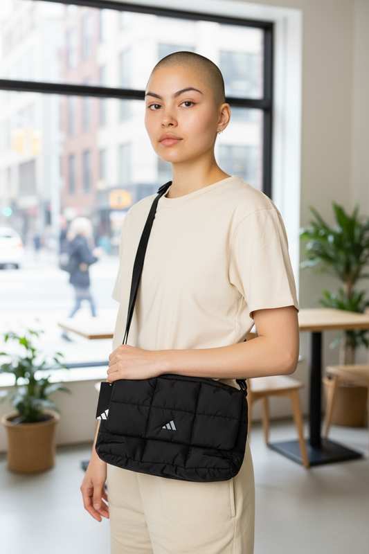 WMNS BOLSA QUILTED CROSSBODY BLACK