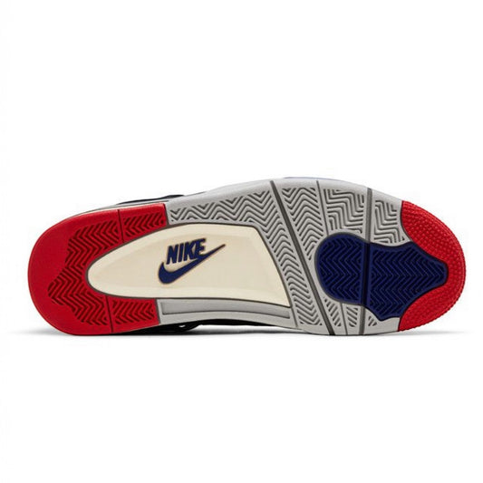 MEN JORDAN RETRO 4 RARE AIR WHITE LETTERING