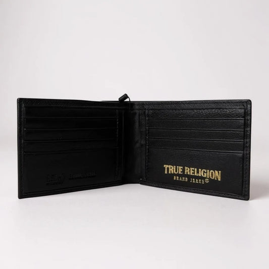 MEN CARTERA HORIZONTAL “BLACK AND GOLD”