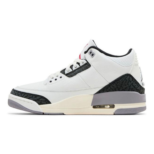MEN JORDAN 3 RETRO WHITE CEMENT