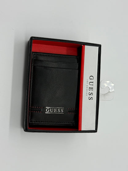 MEN TARJETERO GUESS CON IMAN REVERSIBLE