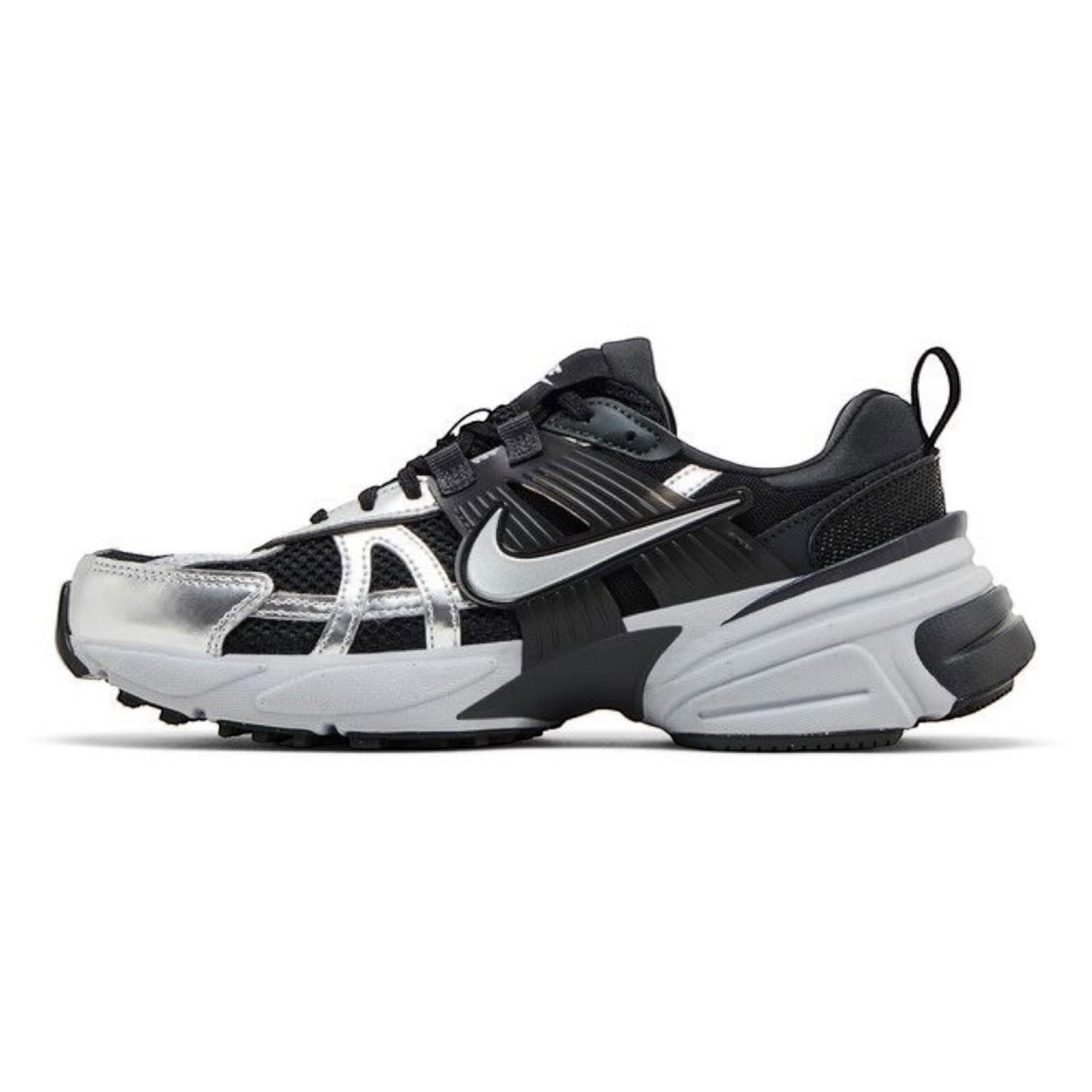 WMNS V2K RUN BLACK METALLIC SILVER