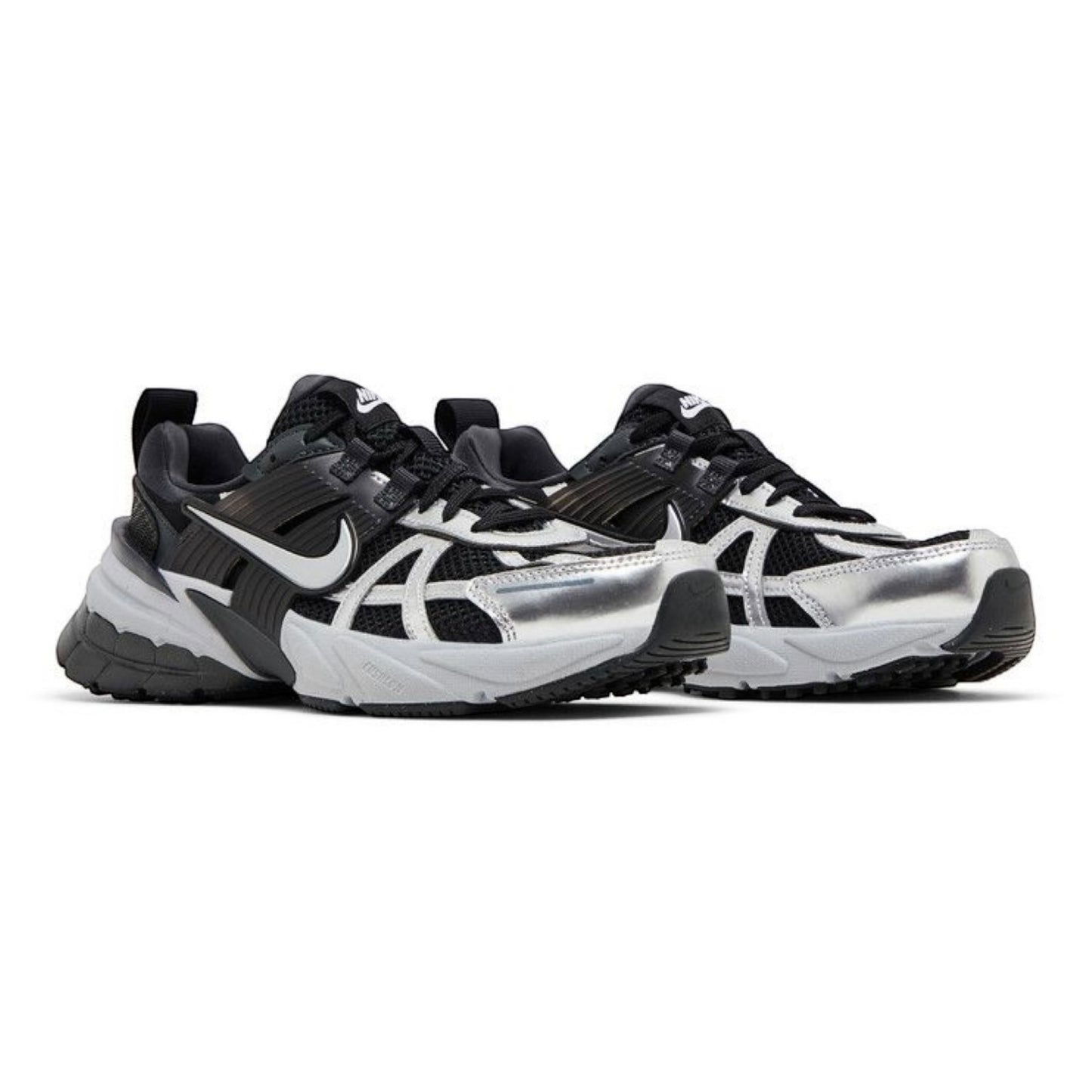WMNS V2K RUN BLACK METALLIC SILVER