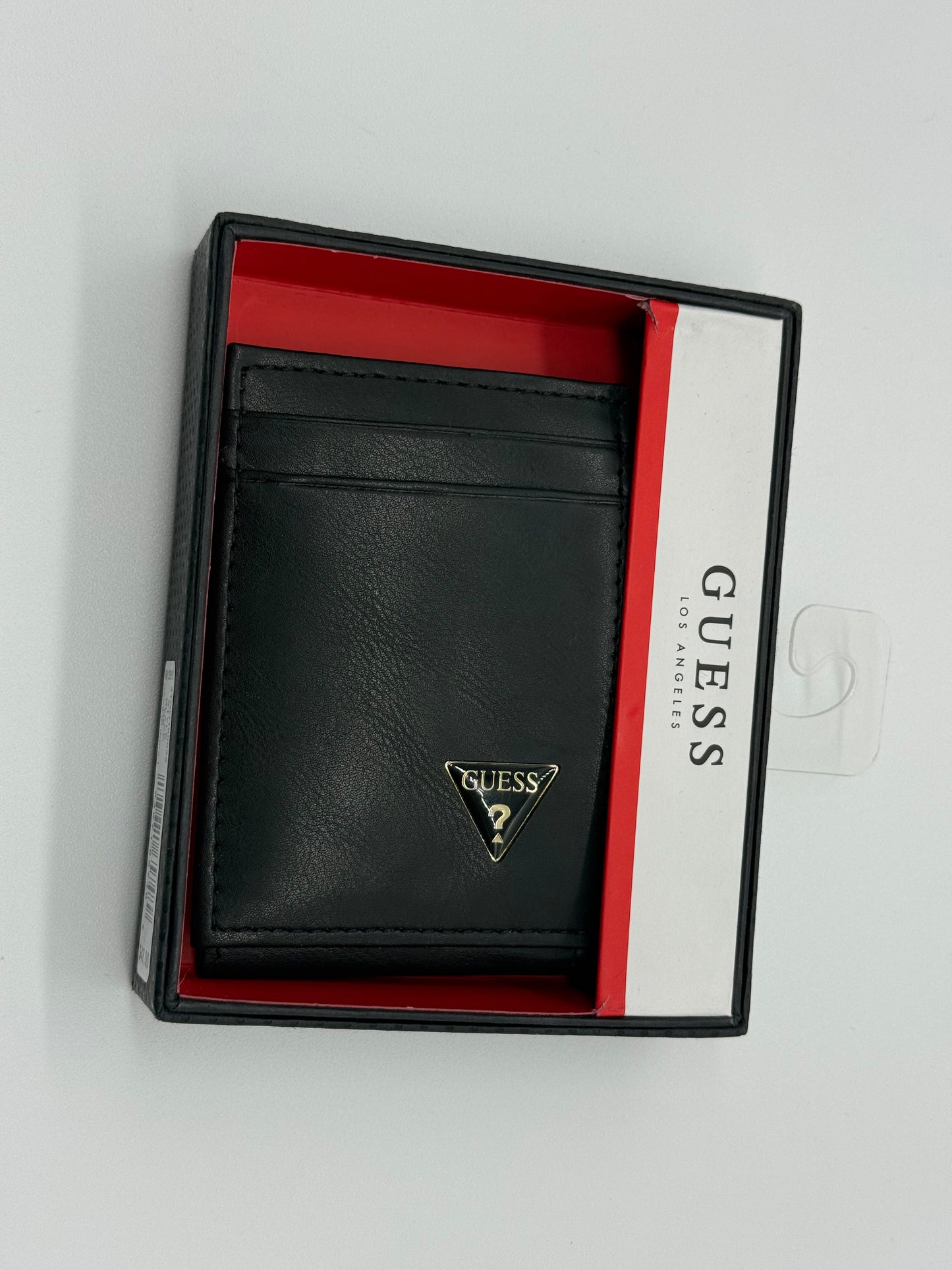 MEN TARJETERO GUESS CON IMAN REVERSIBLE