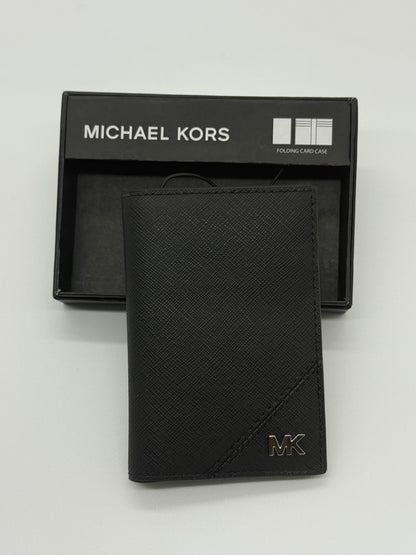 TARJETERO MICHAEL KORS BLACK NOIR JET SET MENS