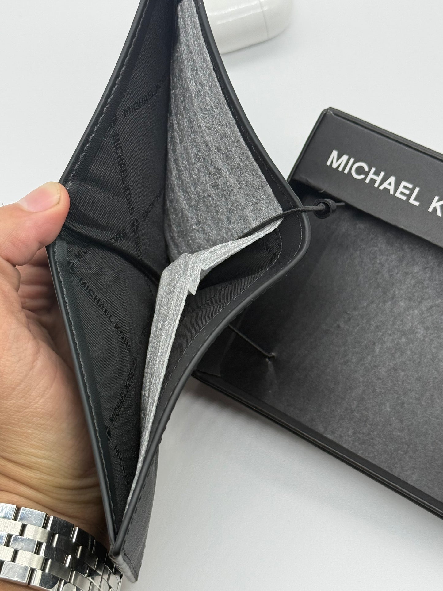 CARTERA MICHAEL KORS BLACK NOIR JET SET MEN