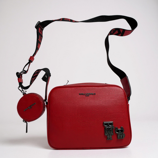 WMNS BOLSA KARL LAGERFELD “RED AND BLACK”